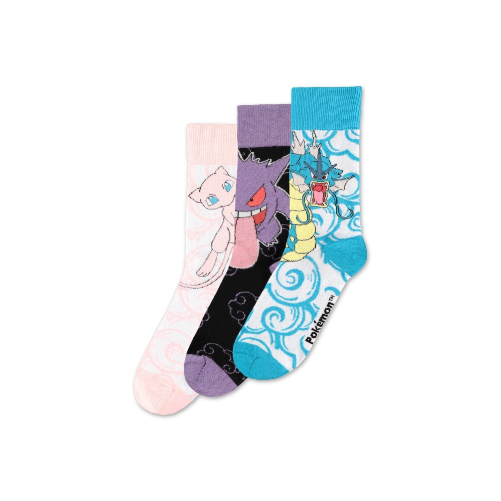 Pokémon - 3 Pack Chaussettes - Multicolore